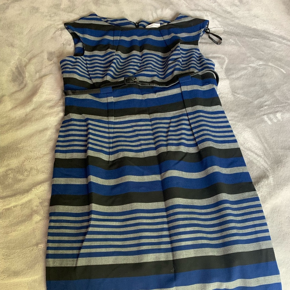 Calvin Klein sleeveless dress with belt